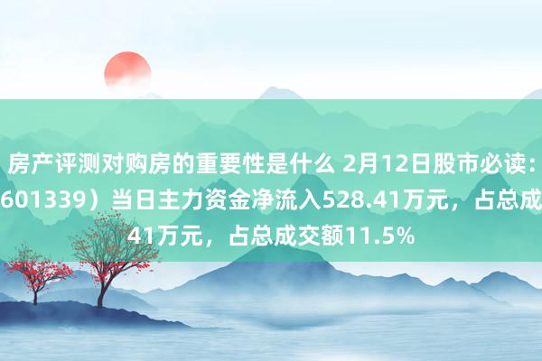 房产评测对购房的重要性是什么 2月12日股市必读：百隆东方（601339）当日主力资金净流入528.41万元，占总成交额11.5%